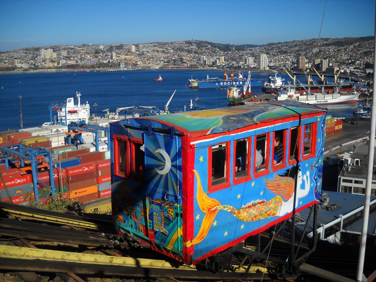 Casa Lastra Hostel Valparaíso Esterno foto